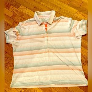 Nike Golf short sleeve breathable shirt XL -Pink,white,grey,blue
